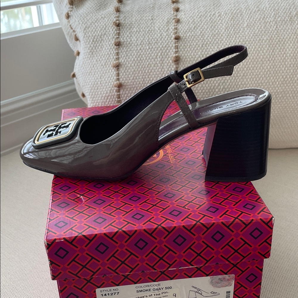 Tory Burch Georgia 70mm Slingback Block Heels